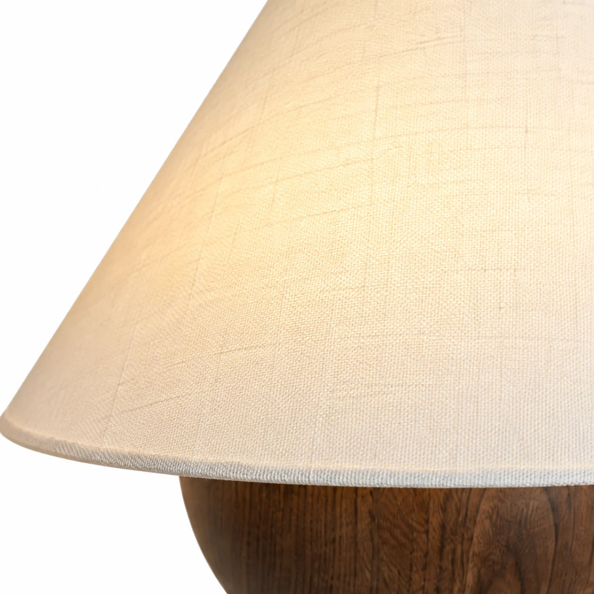 Vintage træstof konisk væglampe med justerbart design 8