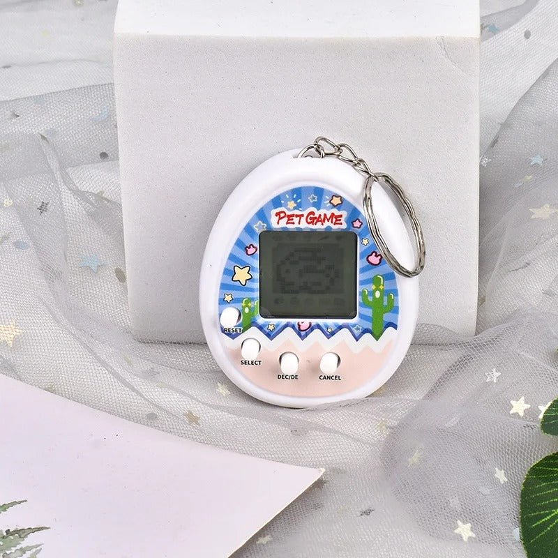 Virtuelt Kæledyr med Nøglering i Retrodesign 7