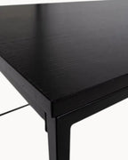 Vita Sofabord | Sort Metalstel, Kompakt Design 60x90 cm 5