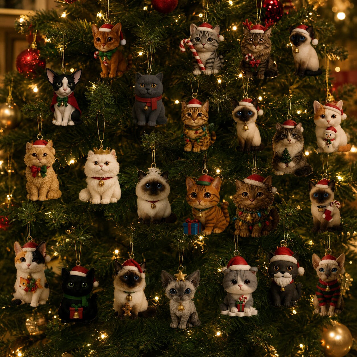 Julekalender til Katteelskere med 24 Kattefigurer 5