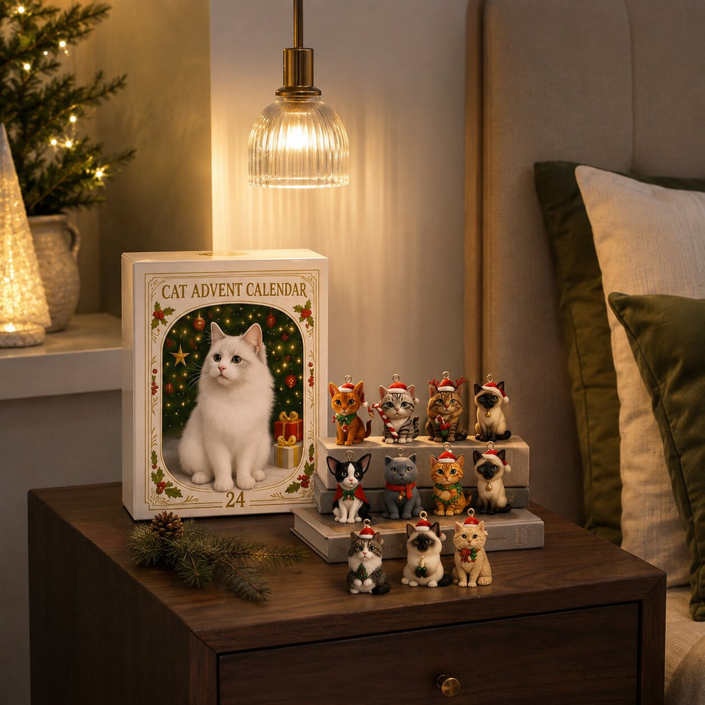 Julekalender til Katteelskere med 24 Kattefigurer 6
