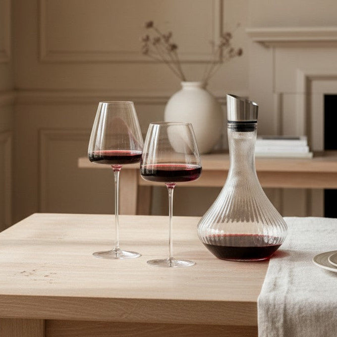 Krystalglas Sæt – Blyfri Krystal til Vin og Champagne 1