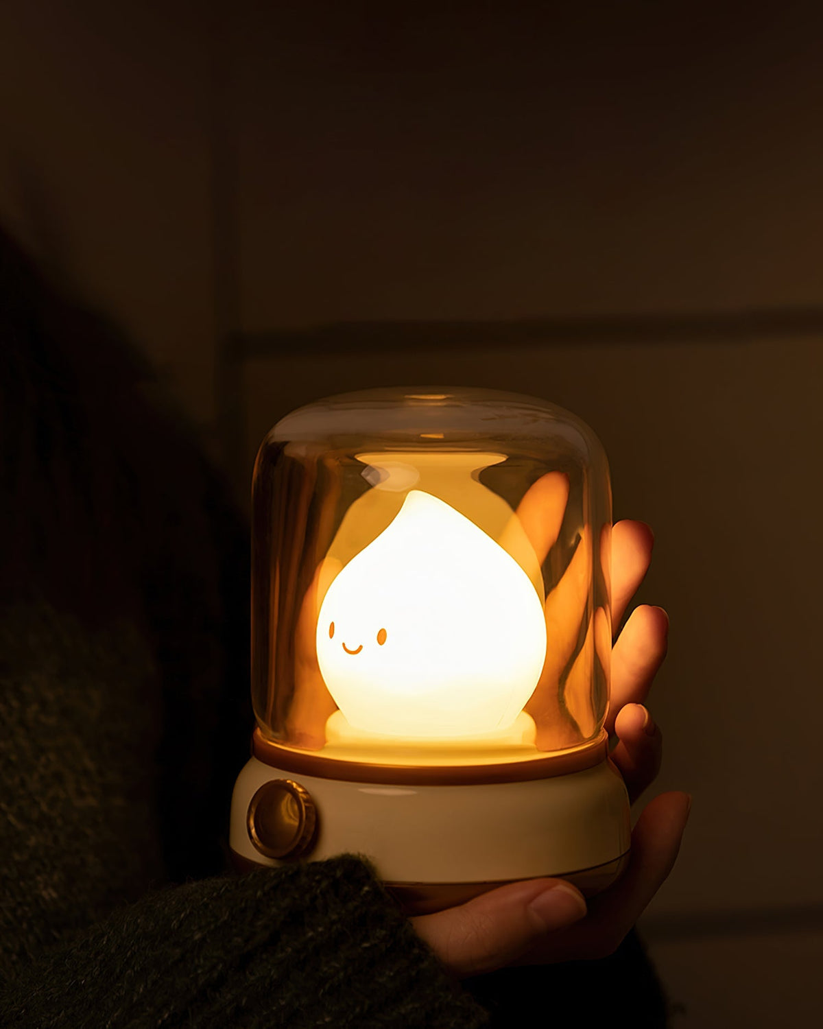 LED Sengebordslampe med Flammeeffekt – Berøringskontrol og USB Type-C Opladning 3