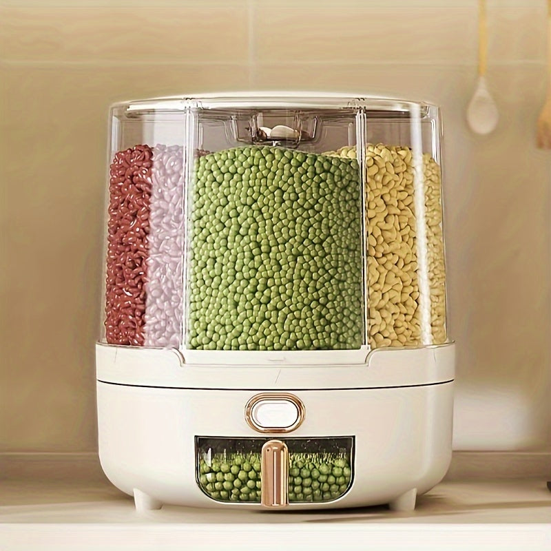 Roterende Madopbevaringsbeholder med Dispenser 2