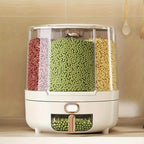 Roterende Madopbevaringsbeholder med Dispenser 2