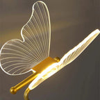 Sommerfugl Bordlampe i Jern og Akryl – Moderne LED Design 7